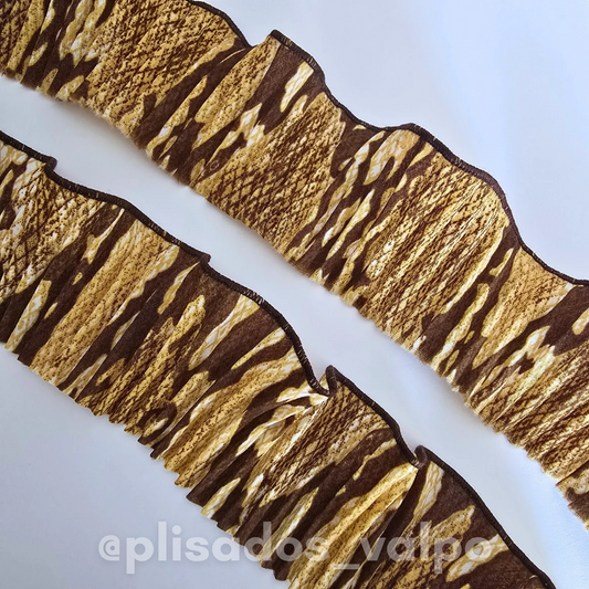 Plisado micro fibra / Gold snake