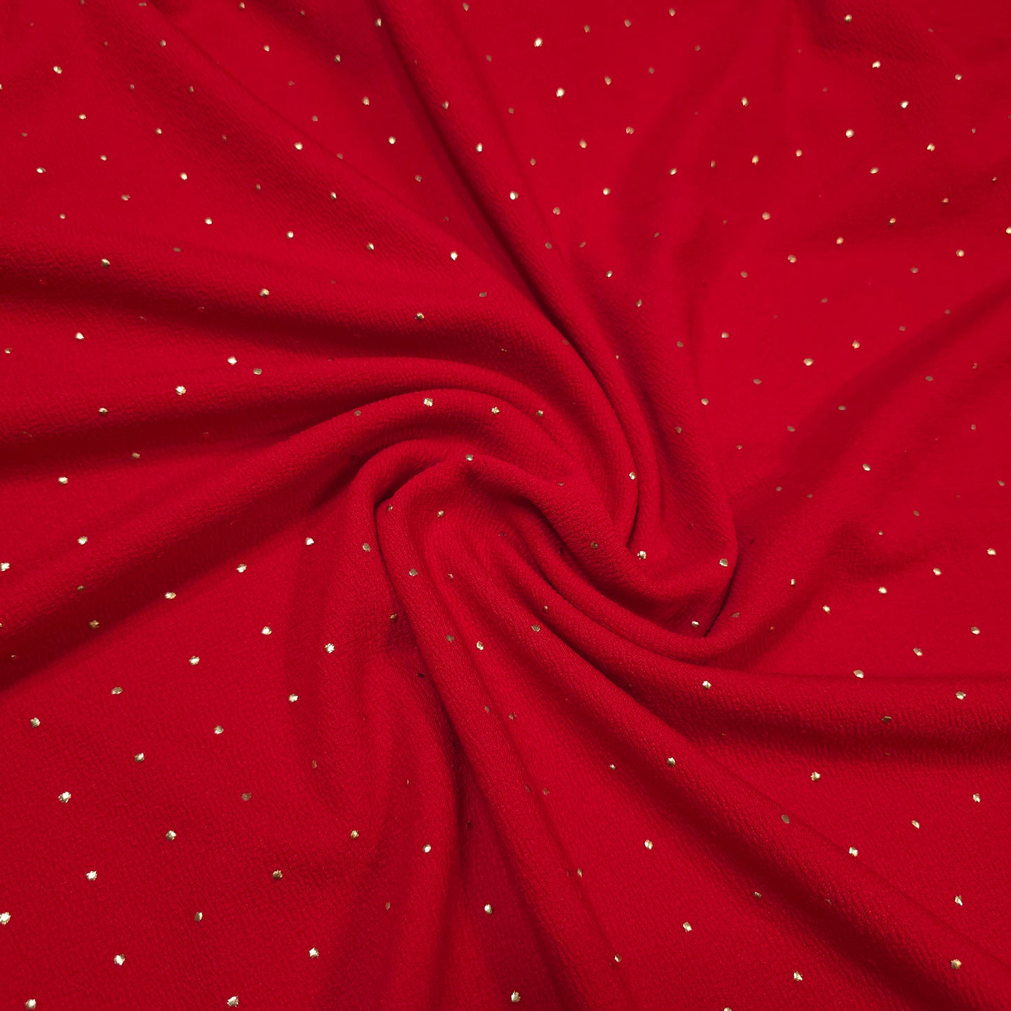 Lycra Sofía tachas / rojo 12 x 75 cm