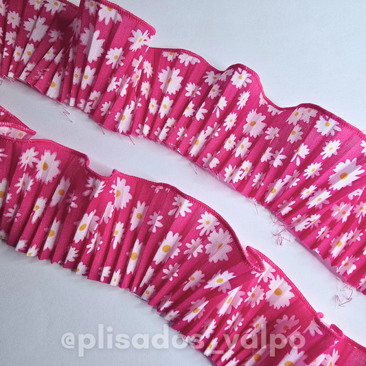 Plisado popelina / Margaritas