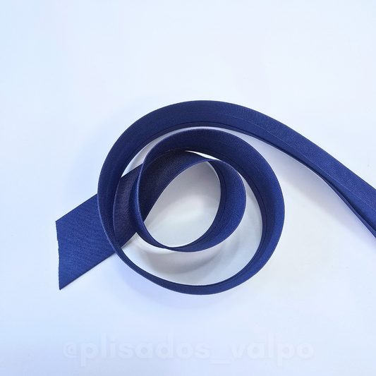 Sesgo 25 mm azúl rey / 20 mts