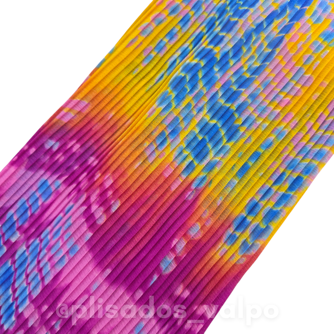 Plisado gasa / tie dye verano