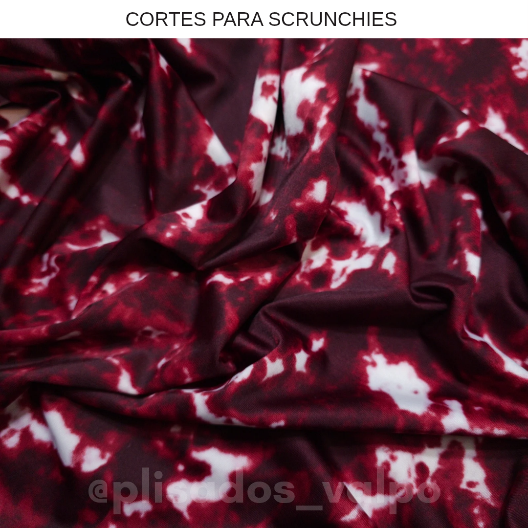 Lycra Dupont / tie dye granate