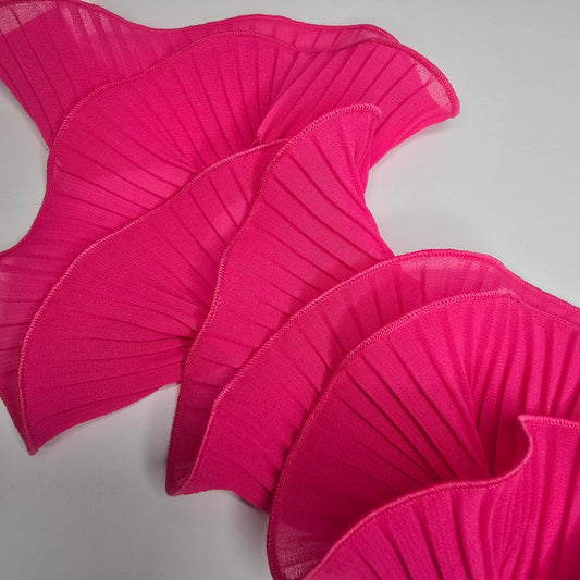 Plisado gasa / Fucsia