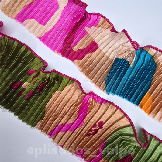 Plisado satín / good vibes