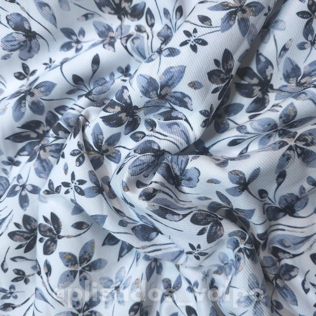 Micro fibra / invierno floral 1mt