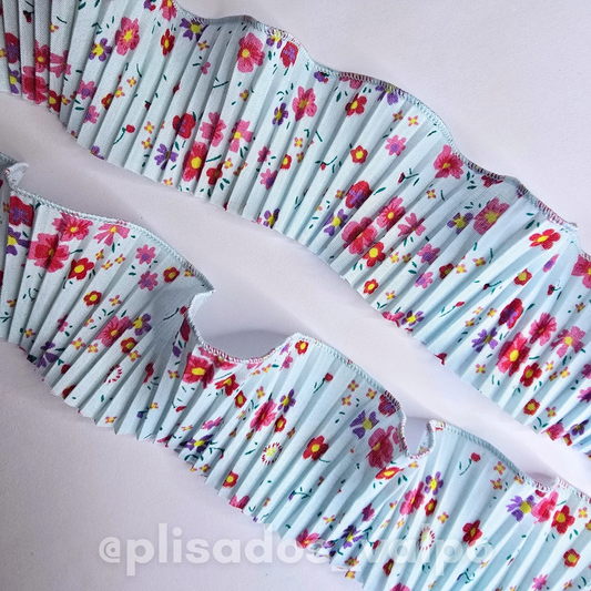 Plisado popelina / Agua floral