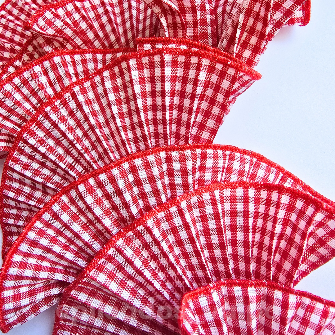 Plisado Madison / Vichy rojo ♥️