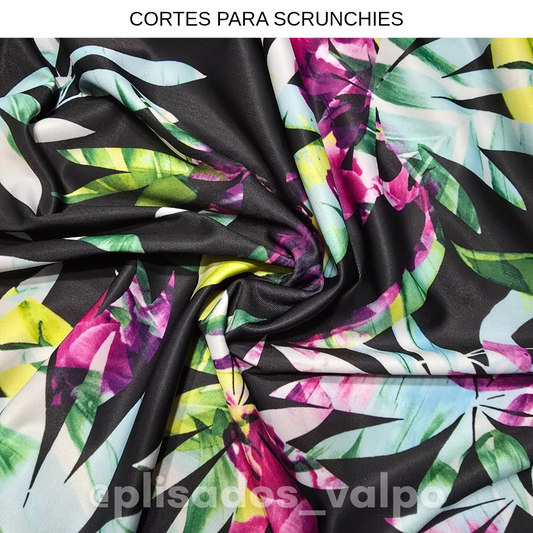 Lycra dupont / Hojas multicolor