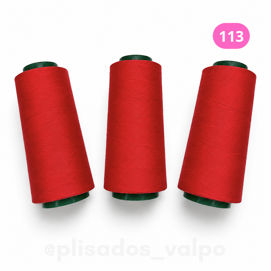 Hilo de coser SABLE alta resistencia / rojo (113)