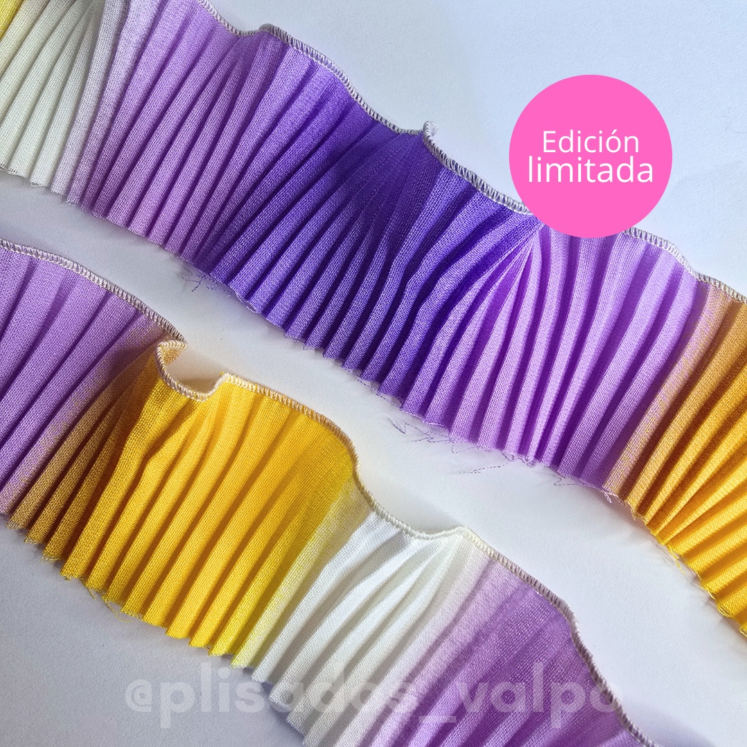 Plisado micro fibra / arcoiris