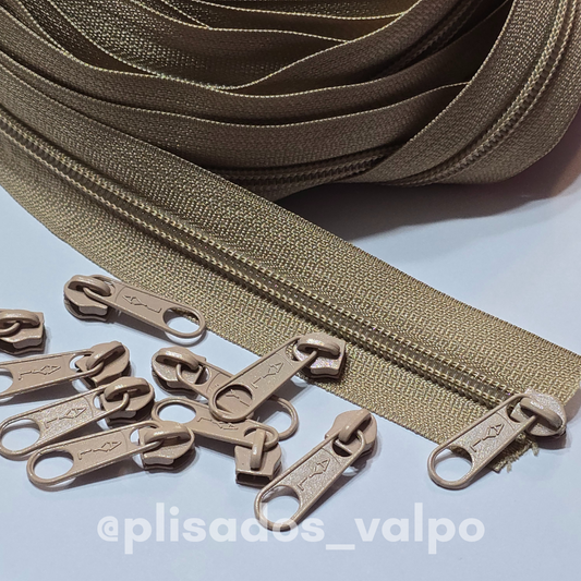 Cierre Nylon N°5  65cm Beige