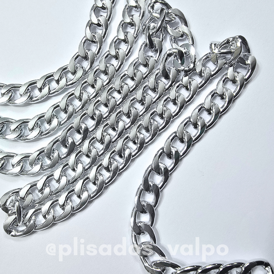 Cadena aluminio 12x9x2mm x 1mt