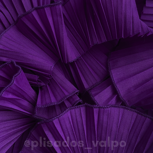 Plisado popelina / morado medio