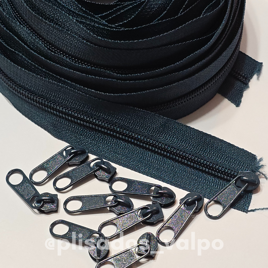 Cierre Nylon N°5 65cm Azul petroleo