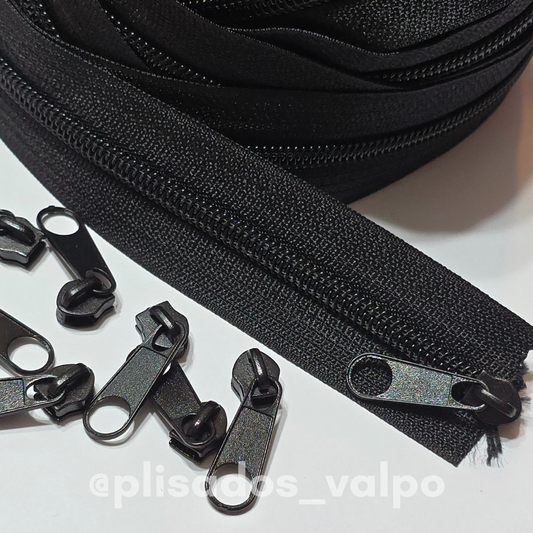 Cierre Nylon N°5 65cm Grafito Oscuro