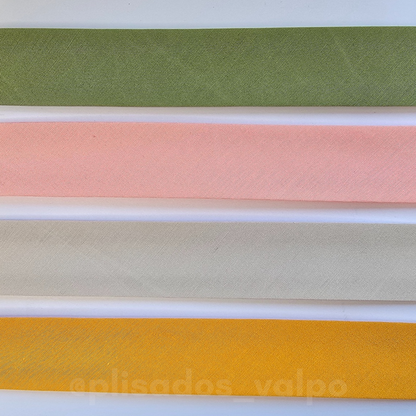 Sesgo algodón / 25 mm