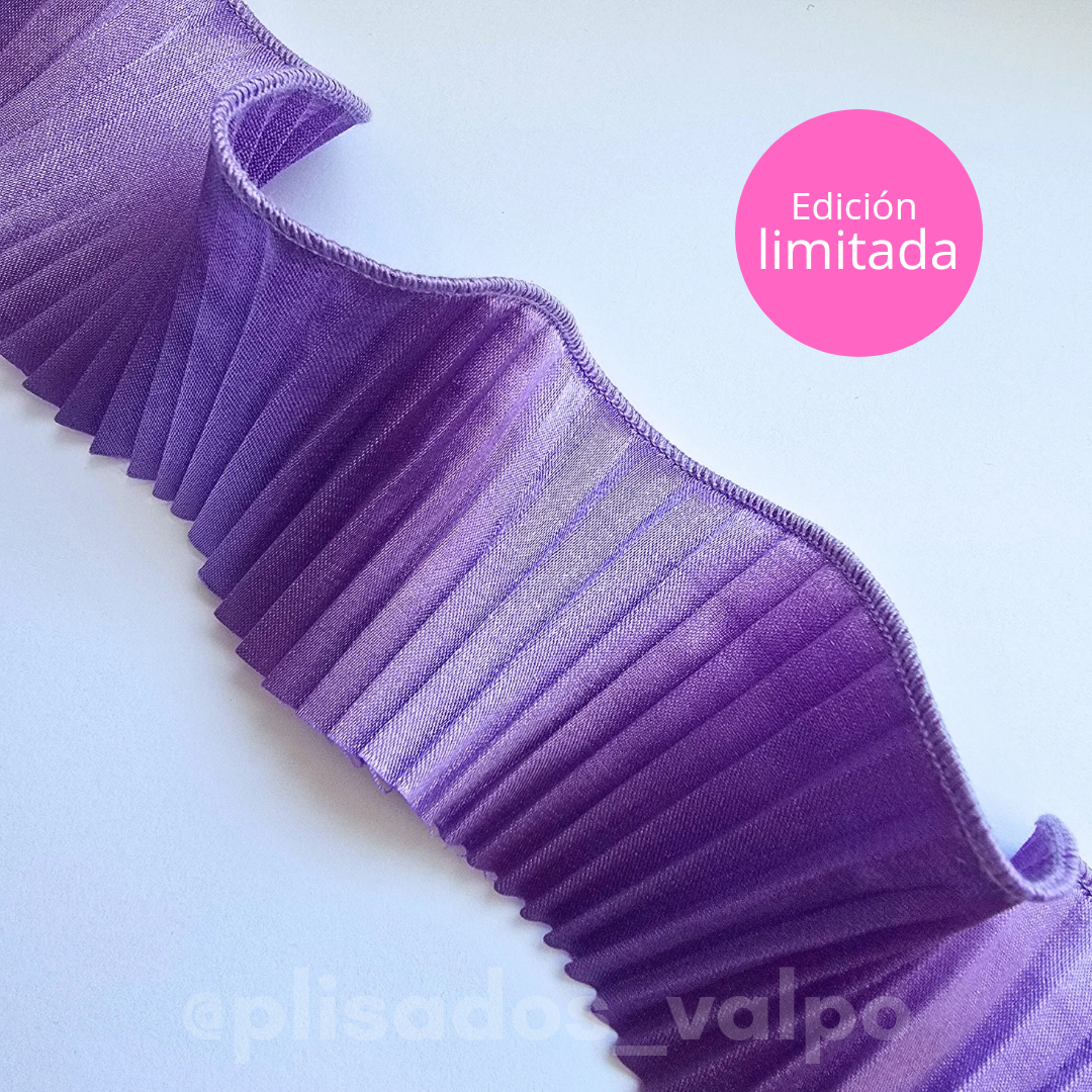 Plisado satín / mauve