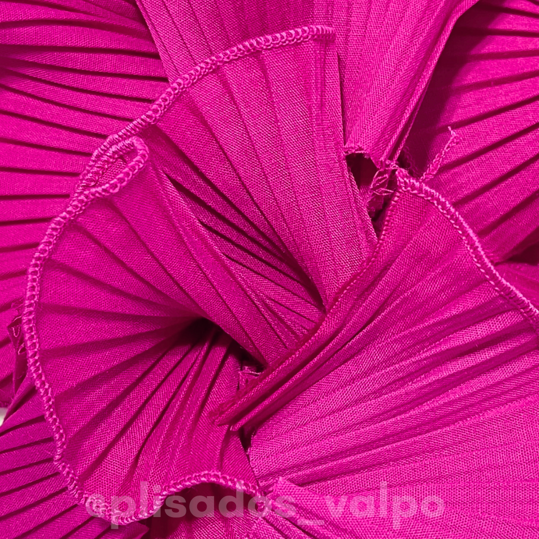 Plisado popelina / fucsia