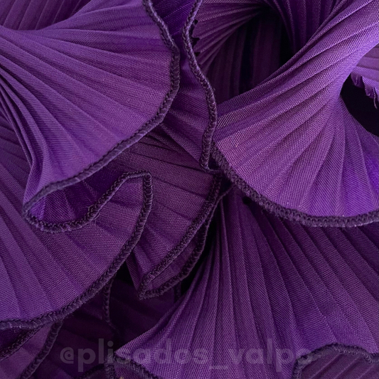 Plisado popelina / morado