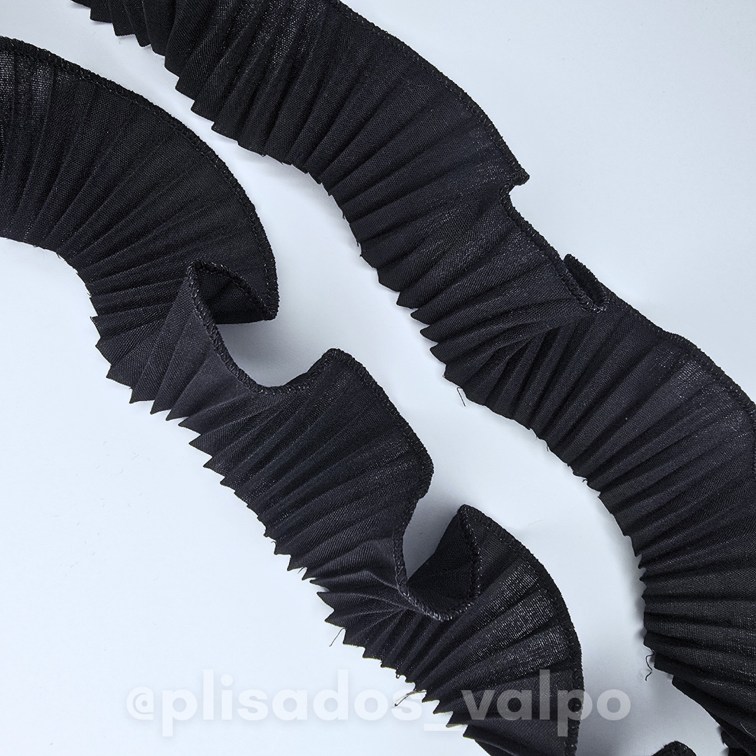 Mini plisado / Full negro