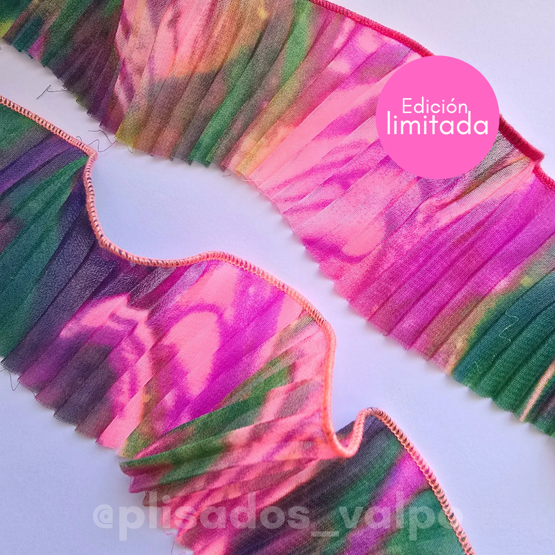 Plisado gasa / tie dye