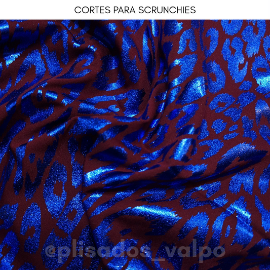 Lycra Dupont / animal print burdeo