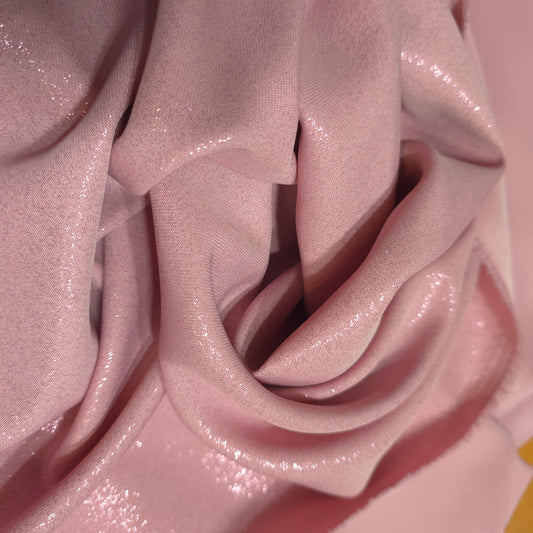 Microfibra brillante / Rosa pálido 12 x 75 cm