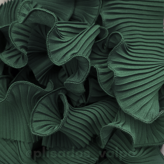 Plisado gasa / verde pino