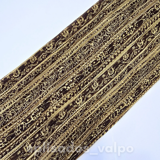 Plisado gasa / Vintage café