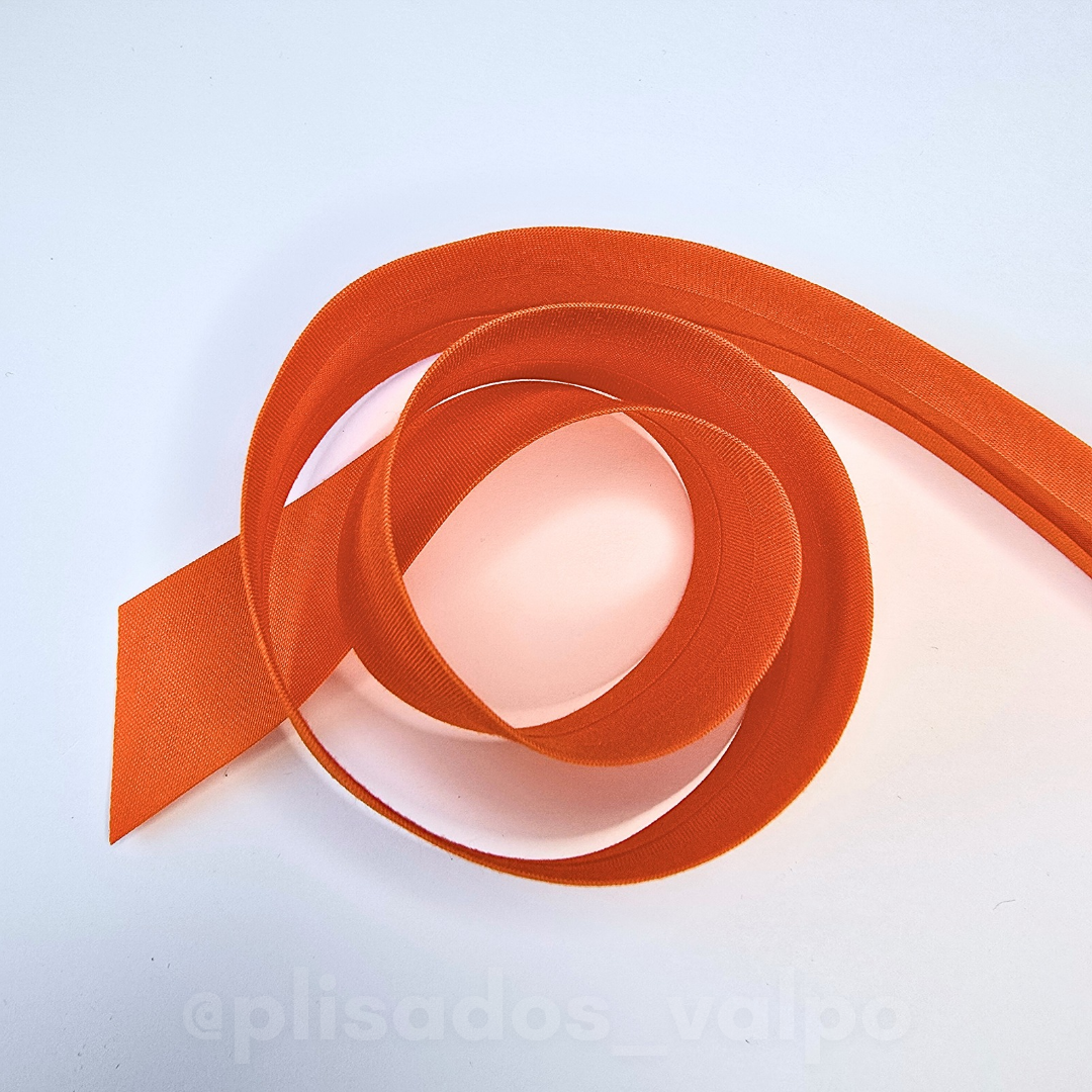 Sesgo 25 mm naranjo / 20 mts