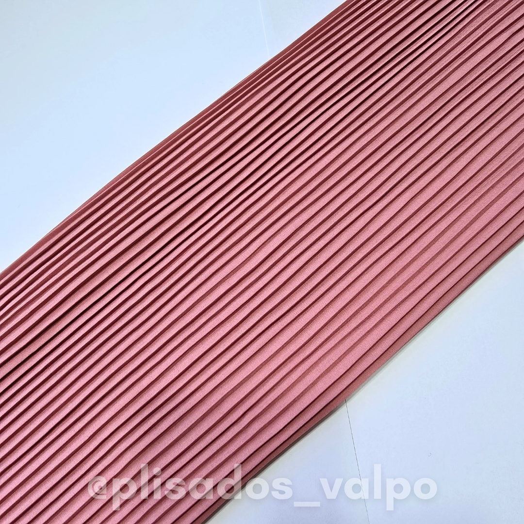 Plisado micro fibra / Palo rosa