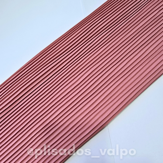 Plisado micro fibra / Palo rosa