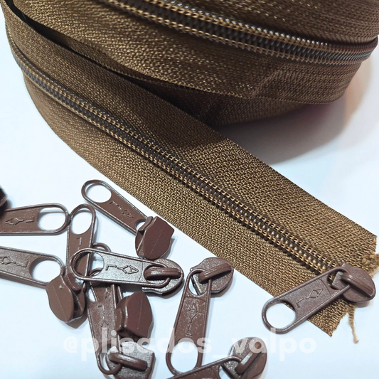 Cierre Nylon N°5 65cm Camel