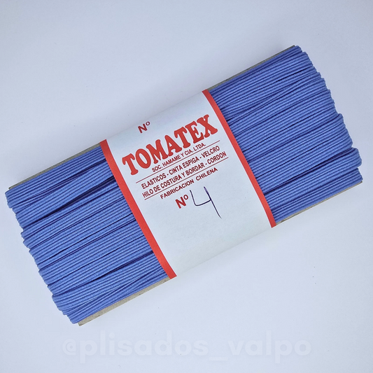 Elástico TOMATEX N°4 / azúl cielo