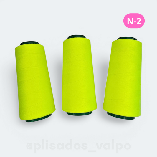 Hilo de coser SABLE / amarillo neón (N-2)