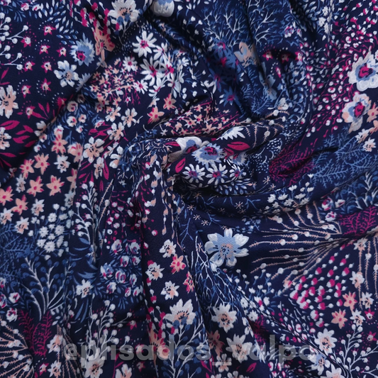 Lycra fría / mini florcitas 1mt