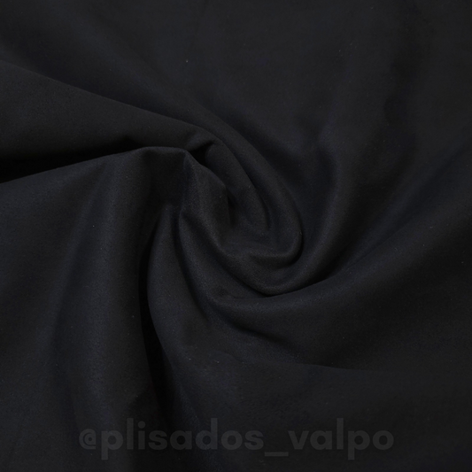 Scuba suede / negro 1 mt.