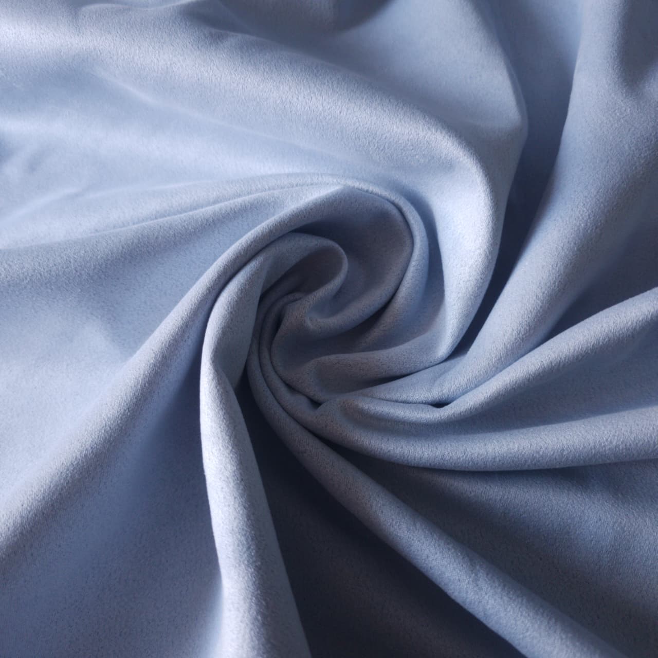 Scuba suede / celeste pastel 50 x 150 cm