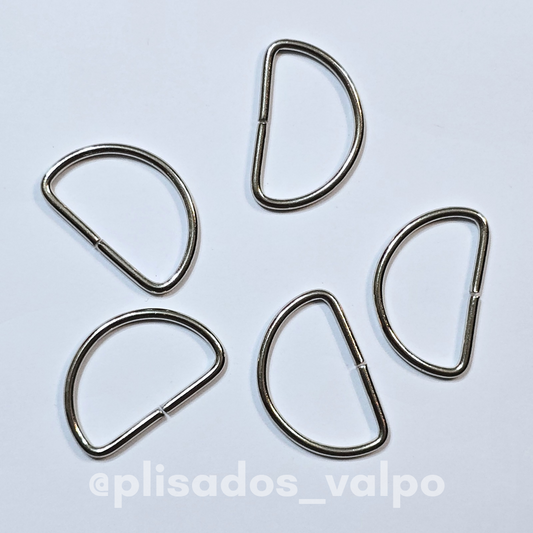 Media luna metalica 25mm