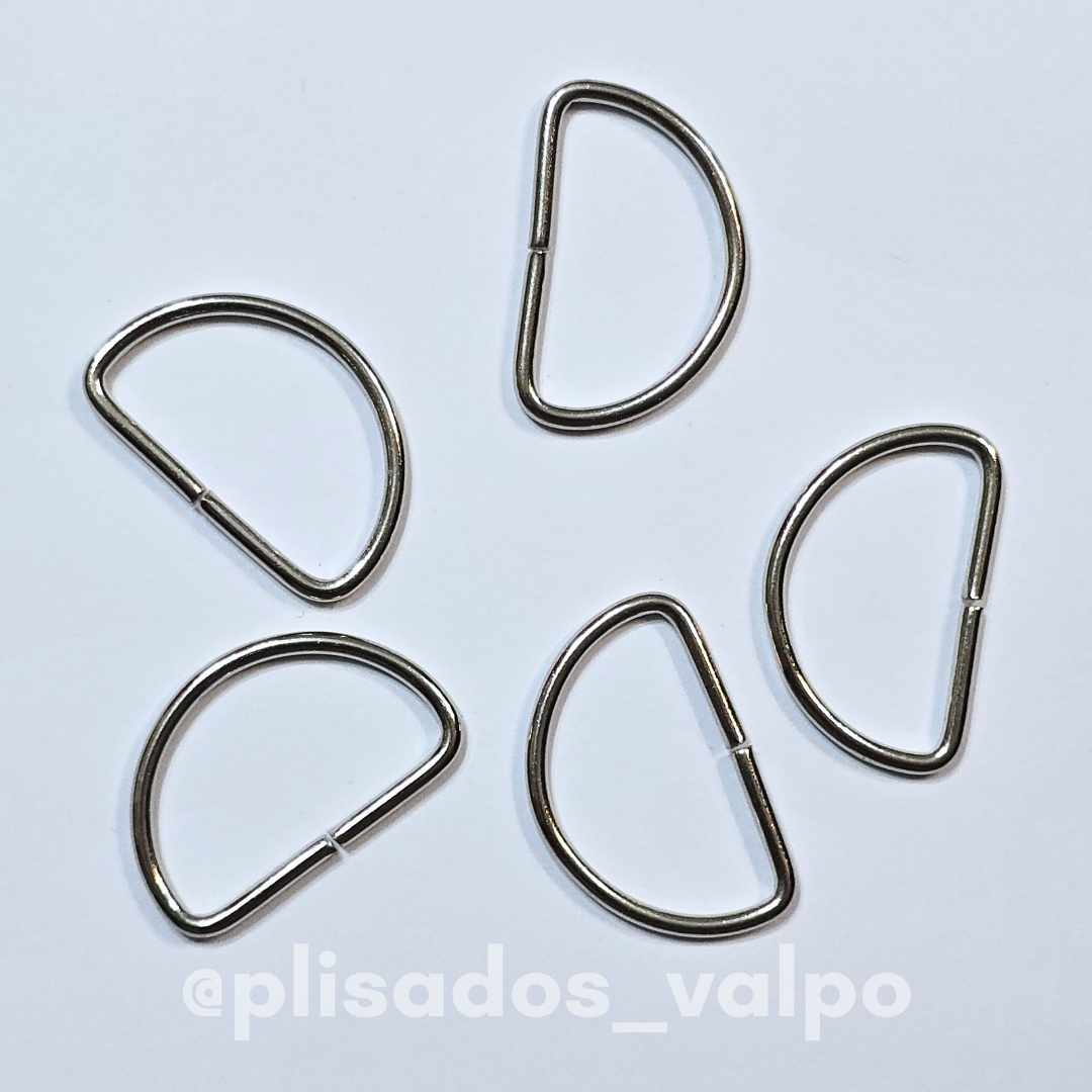 Media luna metalica 25mm