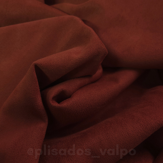 Scuba suede / terracota oscuro 1 mt.