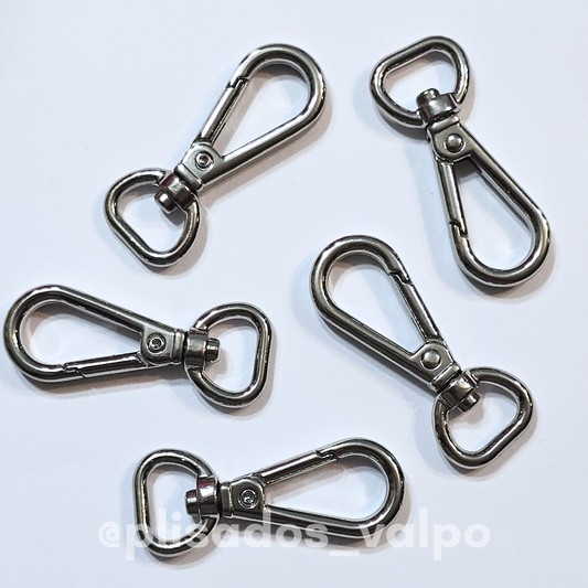 Mosqueton metalico envejecido 11mm