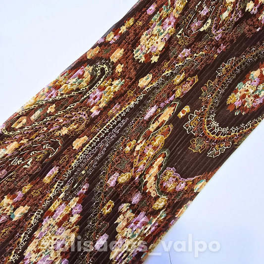 Plisado gasa / vintage paisley