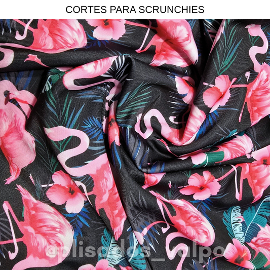 Lycra dupont / Flamencos negro