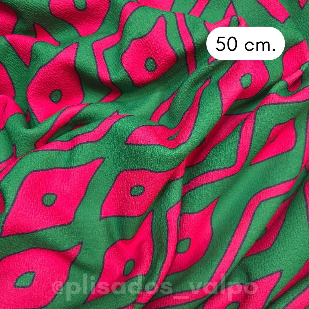 Lycra Sofía /  Aesthetic green 1/2 mt