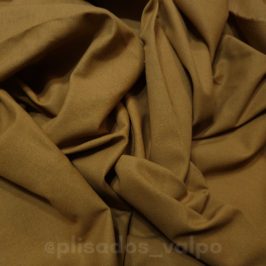 Lino algodón / camel 1mt