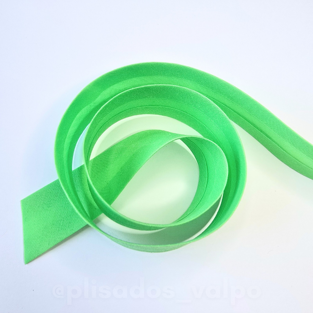 Sesgo 25 mm verde claro / 20 mts