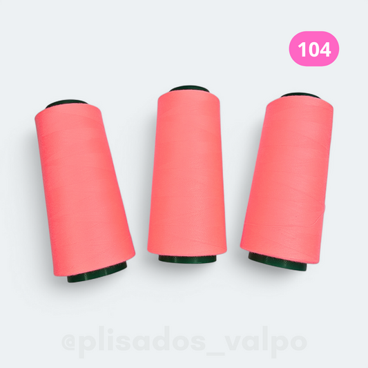 Hilo de coser SABLE / coral neón (104)