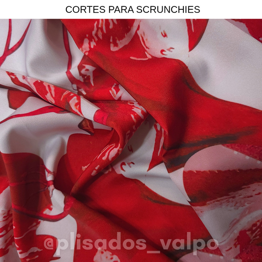 Pandora satín/ Red flower