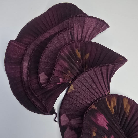 Plisado microfibra / Vino floral